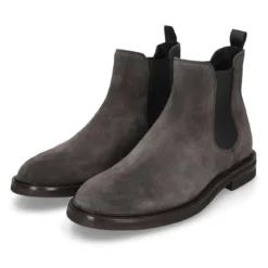 Heinrich Dinkelacker Der Florenz Boot BC vereint elegantes Desi dunkel-grau Schnürstiefel