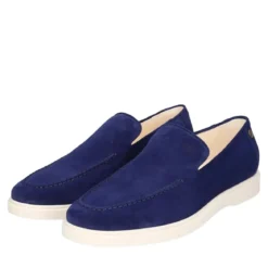 Heinrich Dinkelacker Loafer Genua Penny Loafer V blau Loafer