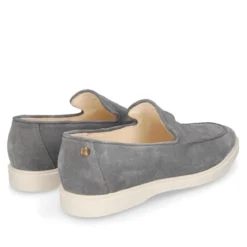 Heinrich Dinkelacker Loafer Genua Plain Loafer V grau Loafer