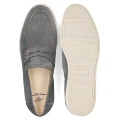 Heinrich Dinkelacker Loafer Genua Penny Loafer V grau Loafer