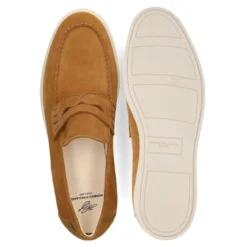 Heinrich Dinkelacker Loafer Genua Penny Loafer V mittel-braun Loafer