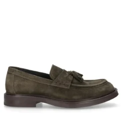 Heinrich Dinkelacker Loafer Florenz Plain V dunkel-grün Loafer