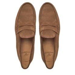 Heinrich Dinkelacker Loafer Wien Plain V mittel-braun Loafer