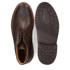 Heinrich Dinkelacker Schnürboots Janosh K Full Brogue H dunkel-braun Stiefel
