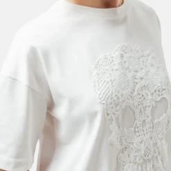 Helene Galwas Oversize T-Shirt LINDA weiss T-Shirt