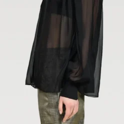 Helene Galwas Seidenbluse BIBI SEIDE schwarz Bluse