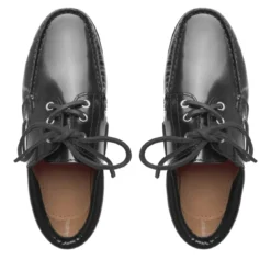 Henry Stevens Bootsschuh Morgan W DS schwarz Bootsschuhe