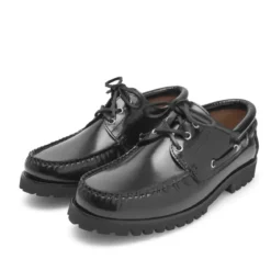 Henry Stevens Bootsschuh Morgan M DS schwarz Bootsschuhe