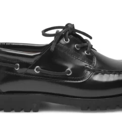 Henry Stevens Bootsschuh Morgan M DS schwarz Bootsschuhe
