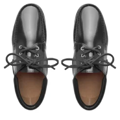 Henry Stevens Bootsschuh Morgan M DS schwarz Bootsschuhe