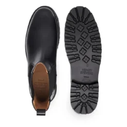 Henry Stevens Der Bonnie Boot aus Boxcalf verfügt über e schwarz Chelsea Boots