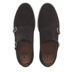 Henry Stevens Schnallenschuh Elia DM1 dunkel-braun Flache Schuhe