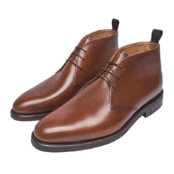 Henry Stevens Schnürboots Marshall GB2 mittel-braun Stiefel