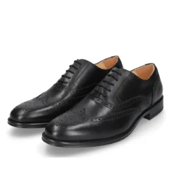 Henry Stevens Schnürer Wes FBO schwarz Schnürschuhe