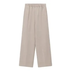 Herno Hose aus Modal & Wolle beige Stoffhose