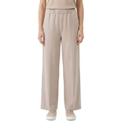 Herno Hose aus Modal & Wolle beige Stoffhose