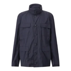 Herno Leichte Übergangsjacke blau Übergangsjacke