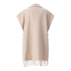 Herno Poncho aus Wolle & Kaschmir beige Poncho