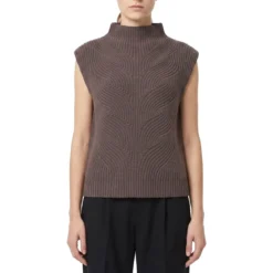 Herno Pullunder aus reiner Wolle braun Pullover