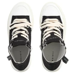 INUIKII DISTRESSED MATILDA Black High-Top-Sneaker