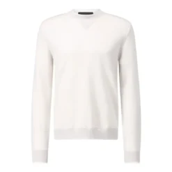 Iris von Arnim Crewneck-Sweater aus Wolle Dawson Creme Longsleeve