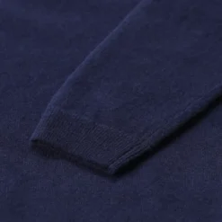 Iris von Arnim Pullover Amiro aus Kaschmir-Seiden-Mix blau Pullover