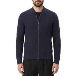 Iris von Arnim Strickjacke Curt Kaschmir blau Übergangsjacke