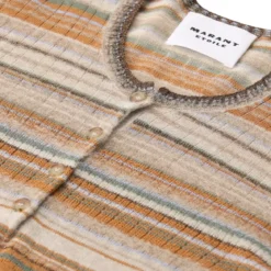 Isabel Marant Gestreifter Pullover Frederica beige Pullover