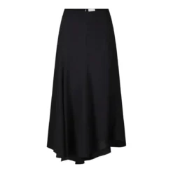 Isabel Marant Midirock Hortensia aus Seide schwarz Midirock