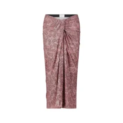 Isabel Marant Midi-Rock Jeldia mit Muster Pink Midirock