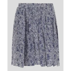 Isabel Marant Minirock Violaine mit All-Over Print blau Minirock