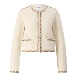 Isabel Marant Strickjacke Rochelle Creme Strickjacke