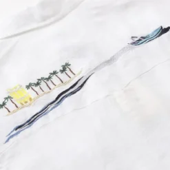 Jacob Cohen Hemd aus Leinen Resort Collection weiß Hemd