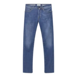 Jacob Cohen Slim-Fit Jeans aus Baumwollmix blau Slim-Fit-Jeans