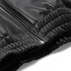Jil Sander Jacke aus Leder schwarz Lederjacke