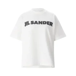 Jil Sander White Cotton Crew Neck T-Shirt White T-Shirt