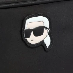Karl Lagerfeld Ikon Nylon Camera Bag Black Camera Bag