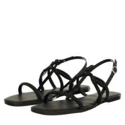 Karl Lagerfeld Olympia Karl Signia Slide Black Glitter Mono Sandalen