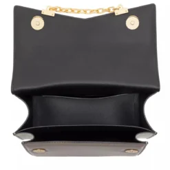Karl Lagerfeld Seven Grainy Medium Dark Taupe Crossbody Bag