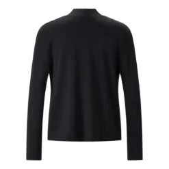 Kimmich Trikot Chasuble aus Viskose-Crêpe schwarz Übergangsjacke