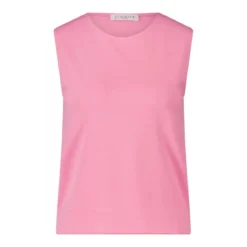 Kimmich Trikot Leichtes Top aus Viskose-Crêpe pink Top