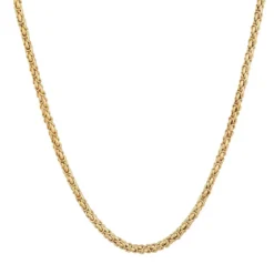 Kuzzoi Halskette Herren Königskette Oxidiert Basic 925 Sterling Silber gold Mittellange Halskette