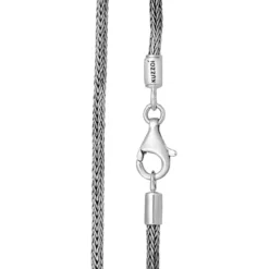 Kuzzoi Halskette Herren Schlangenkette mit Thor's Hammersilber Mittellange Halskette
