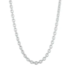 Kuzzoi Halskette Rundanker Modern Elegant Unisex 925 Silber Mittellange Halskette