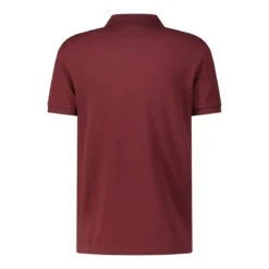 Lacoste Slim-Fit Polo-Shirt aus Baumwolle Dunkelrot Poloshirt