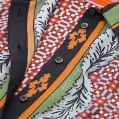 LaDoubleJ Maxikleid aus Seide Multicolor Maxikleid