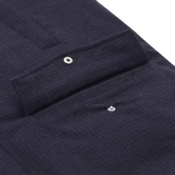 Lardini Daunenjacke mit Wolle & Kaschmir blau Daunenmantel