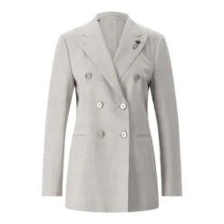 Lardini Karierter Blazer grau Blazer