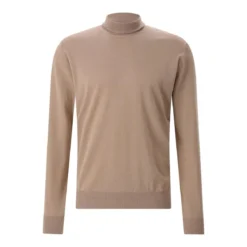 Lardini Rollkragenpullover aus Schurwolle braun Rollkragenpullover