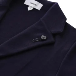 Lardini Sakko aus Schurwolle schwarz Anzugjacke